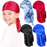 Loopeer 4 Pcs Kids Durags