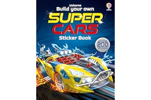 Build Your Own Supercars Sticker Book: An Interactive Sticker Activity Book about Futuristic Cars, for Kids (Ages 5-8)