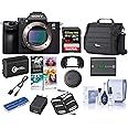 Sony Alpha a7 III 24MP UHD 4K Mirrorless Digital Camera + 32GB SDHC U3 Card + Lowepro Camera Case + Spare Battery + Cleaning 