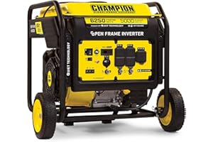 Champion Power Equipment 6250-Watt Portable Open Frame Inverter Generator with Quiet Technology