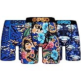 PSD Underwear Mens Boxer Briefs - Luxury Print, Standard Length Packs and Singles, Soft & Breathable Boxer Briefs for Men