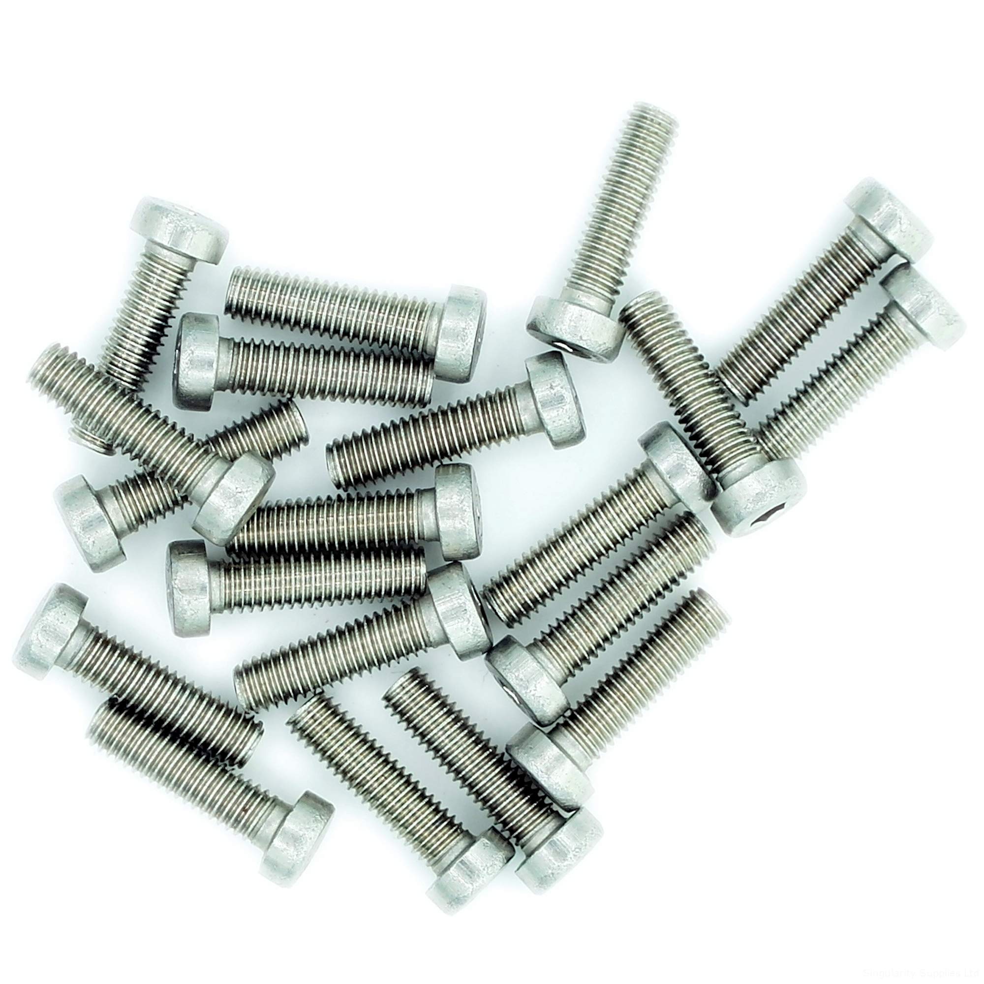 M4 (4mm x 5mm) Hex Socket Cap Screw (Bolt) (Low Head) - Stainless Steel (A2) (Pack of 20)