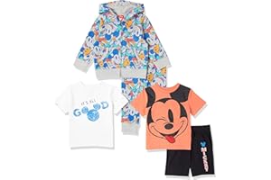 Amazon Essentials Disney | Marvel | Star Wars Boys and Toddlers' Outfit Sets (Previously Spotted Zebra), Pack of 5