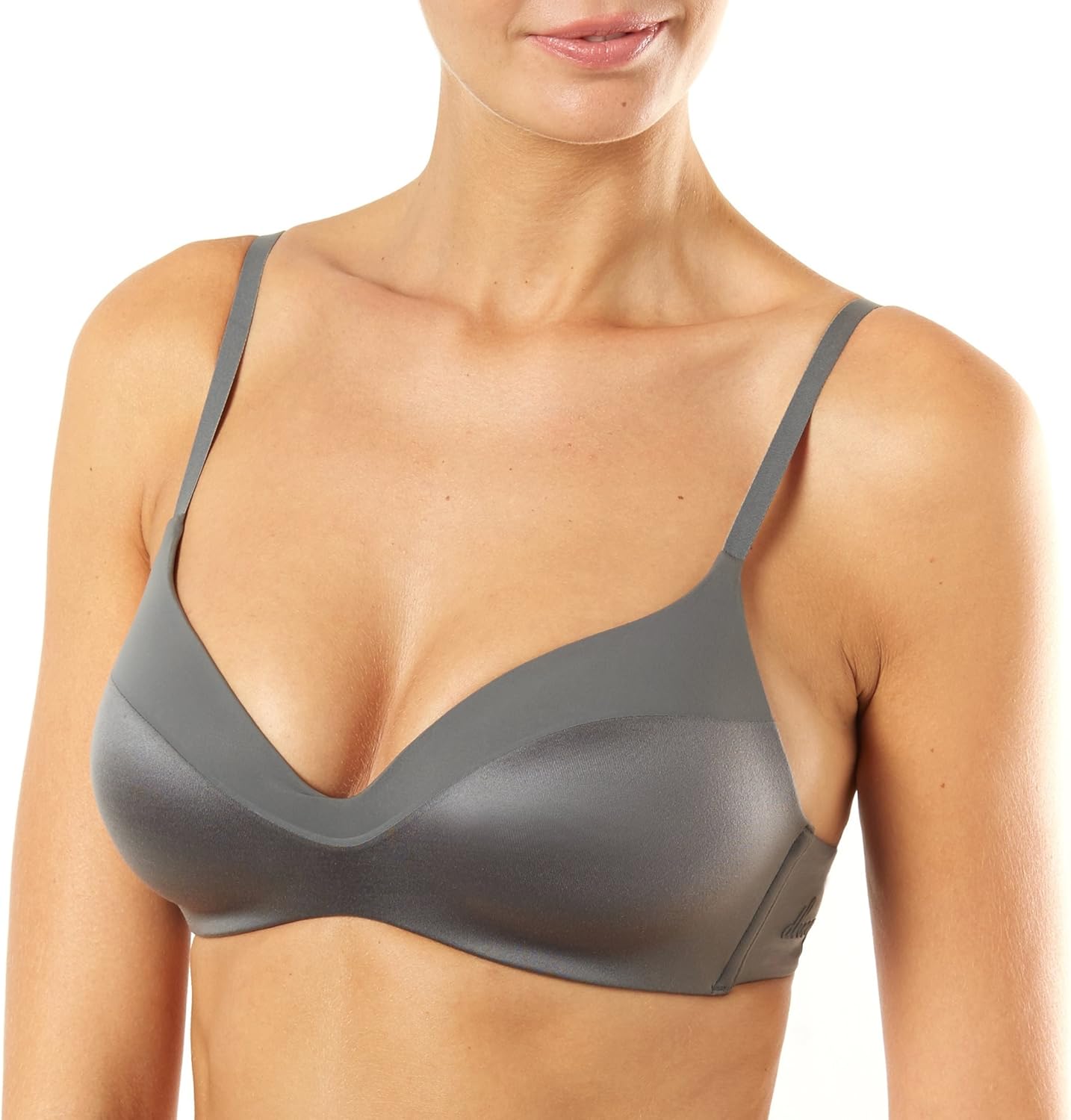 Dkny Womens Fusion NonWired Bra Grey Amazon.co.uk Clothing