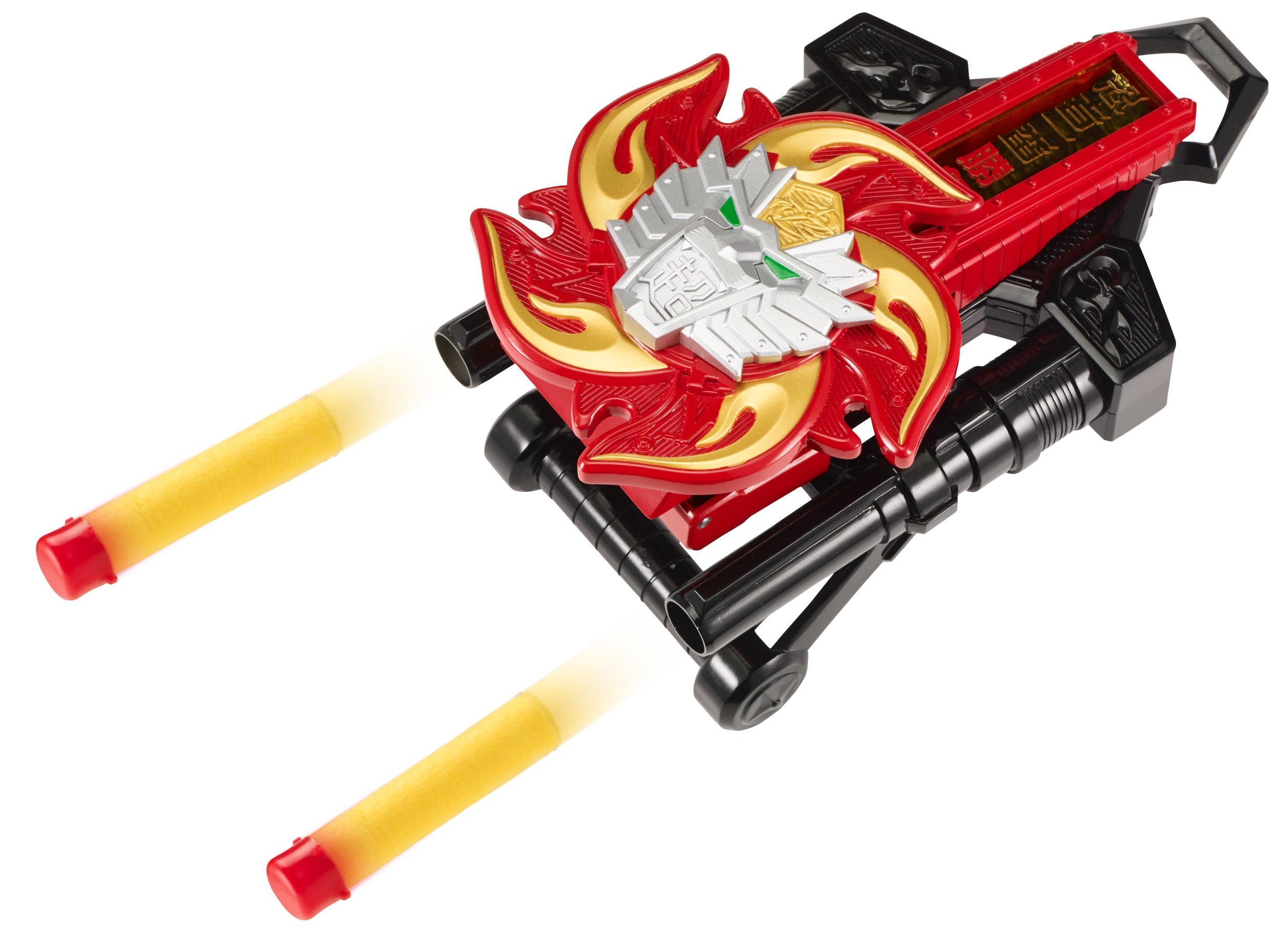 Super Ninja Steel Lion Fire Battle Morpher DX, With Role Play Morpher, 2 Foam Darts Lion Fire Morpher For 4 months to 99 months