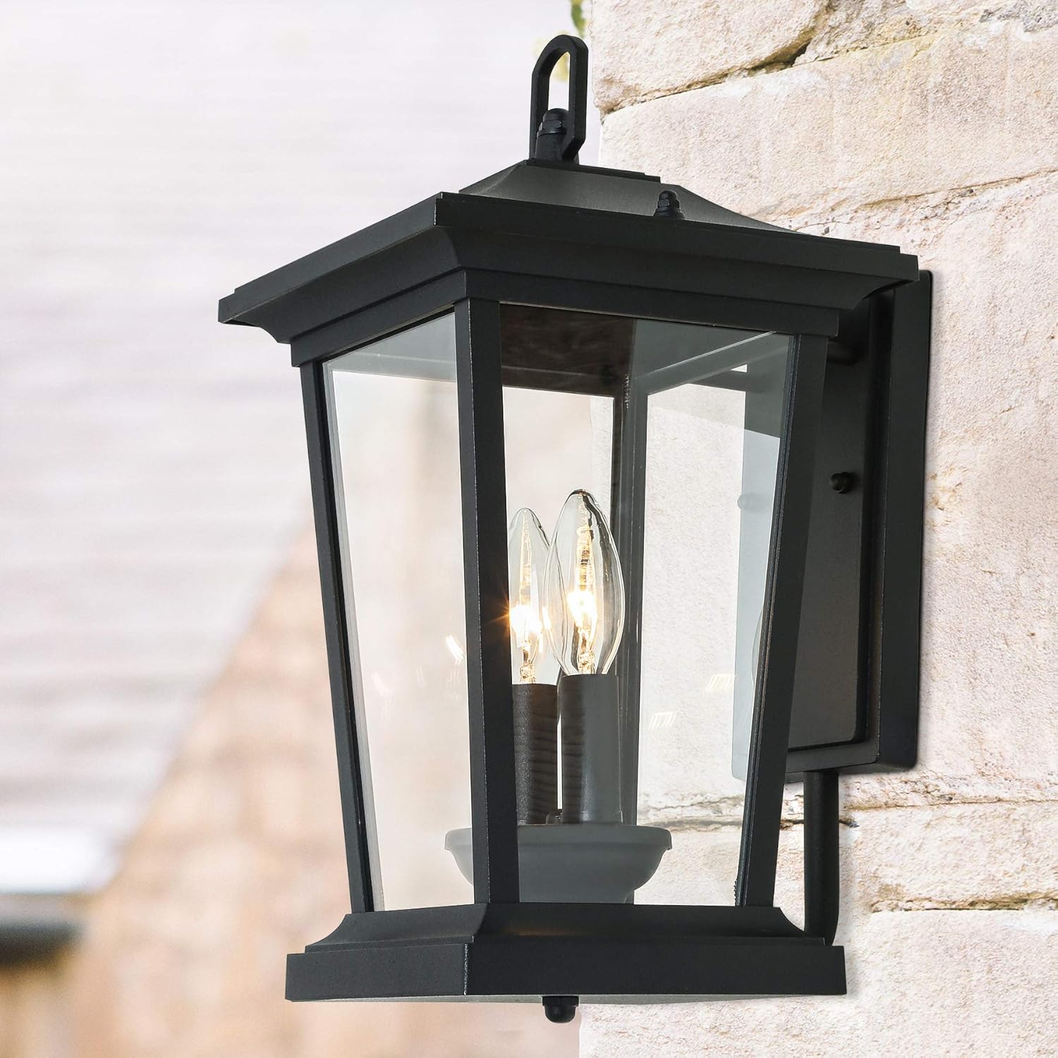 LOG BARN Exterior Light Fixtures, Farmhouse Black Finish LOG BARN Exterior Light Fixtures, Farmhouse Black Finish