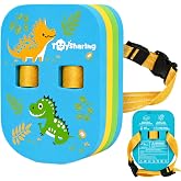 Swim Float Boys Safety Learning: 140 lb Pull-Tested Buckle Stable in Pool | Adjust Less Practice More - Back Float Swim Belt Bubble Anti-Slip Silicone Strips Help Reduce Slipping For Trainer 3-12 Yrs