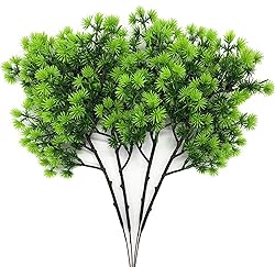 Artificial Pine Branches, Green Leaves Aquarium