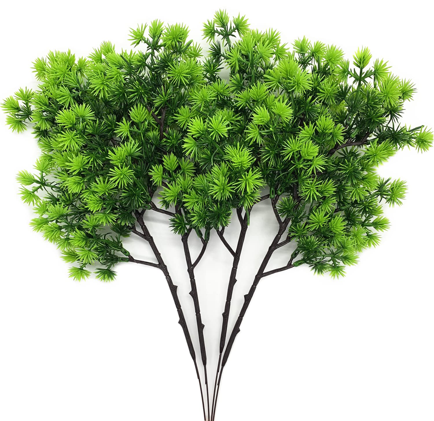 Artificial Pine Branches, Green Leaves Aquarium