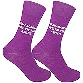 FUNATIC Socks with Funny Sayings - Novelty Gifts for Men, Women, Teens - Sarcastic, Profane, Rude