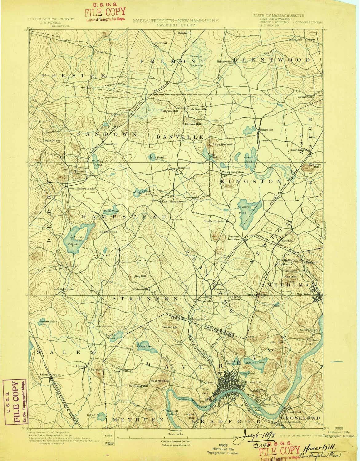 Best Map Of Brentwood Nh