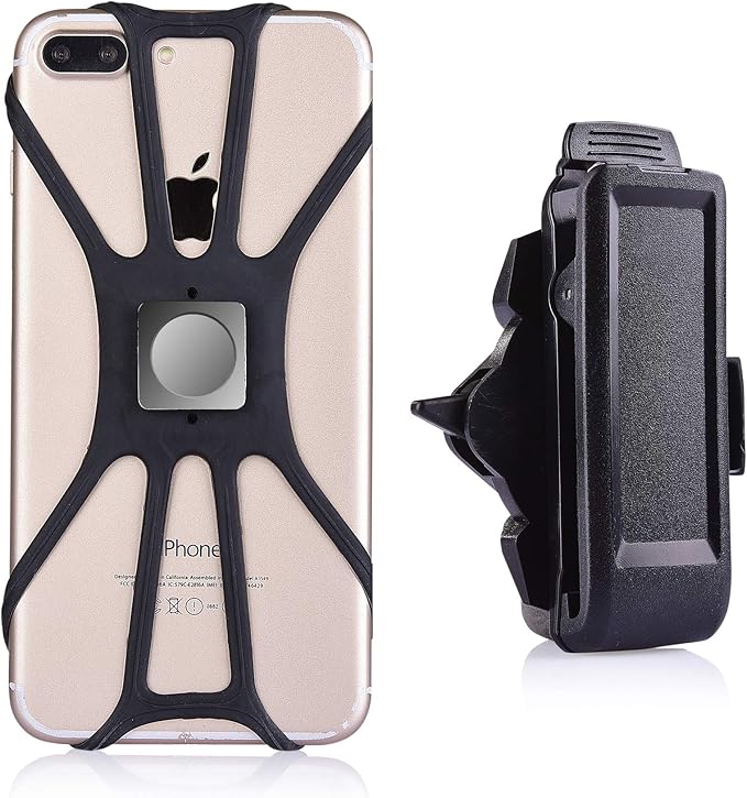 igooke Cell Phone Belt Clip, Universal Portable Holder with