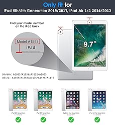 DTTO Rotating Case for iPad 6th / 5th Generation