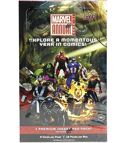 UPPER D·E·C·K MARVEL ANNUAL　新品未開封5パック 2021-22 Upper Deck Marvel Annual Trading Card Superhero
