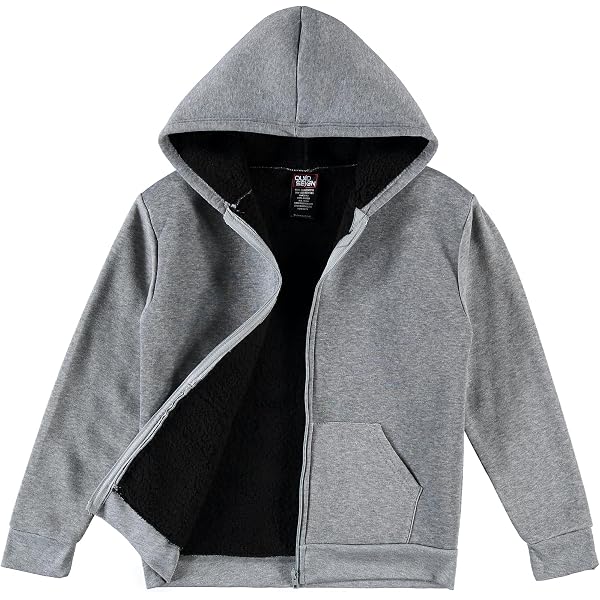 Sudadera Clásica De Forro Polar Con Cremallera Completa Para Hombre, Ajuste Holgado, Peso Medio, Casual, Manga Larga, Suéter Con Capucha, Marrón