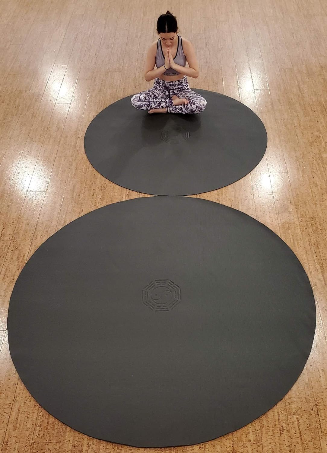 circular yoga mat