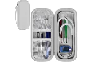 Stethoscope Case Compatible with 3M Littmann Classic III Monitoring/Lightweight II S.E/Cardiology IV Diagnostic/MDF Acoustica