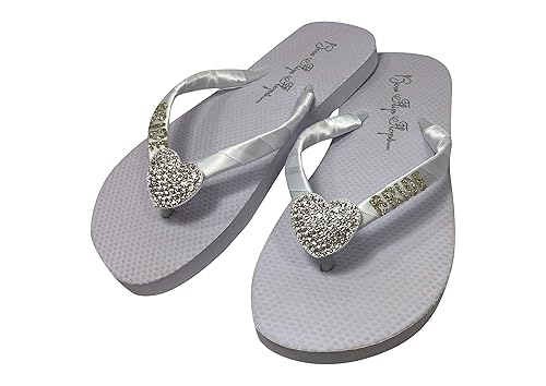 rhinestone flip flops amazon