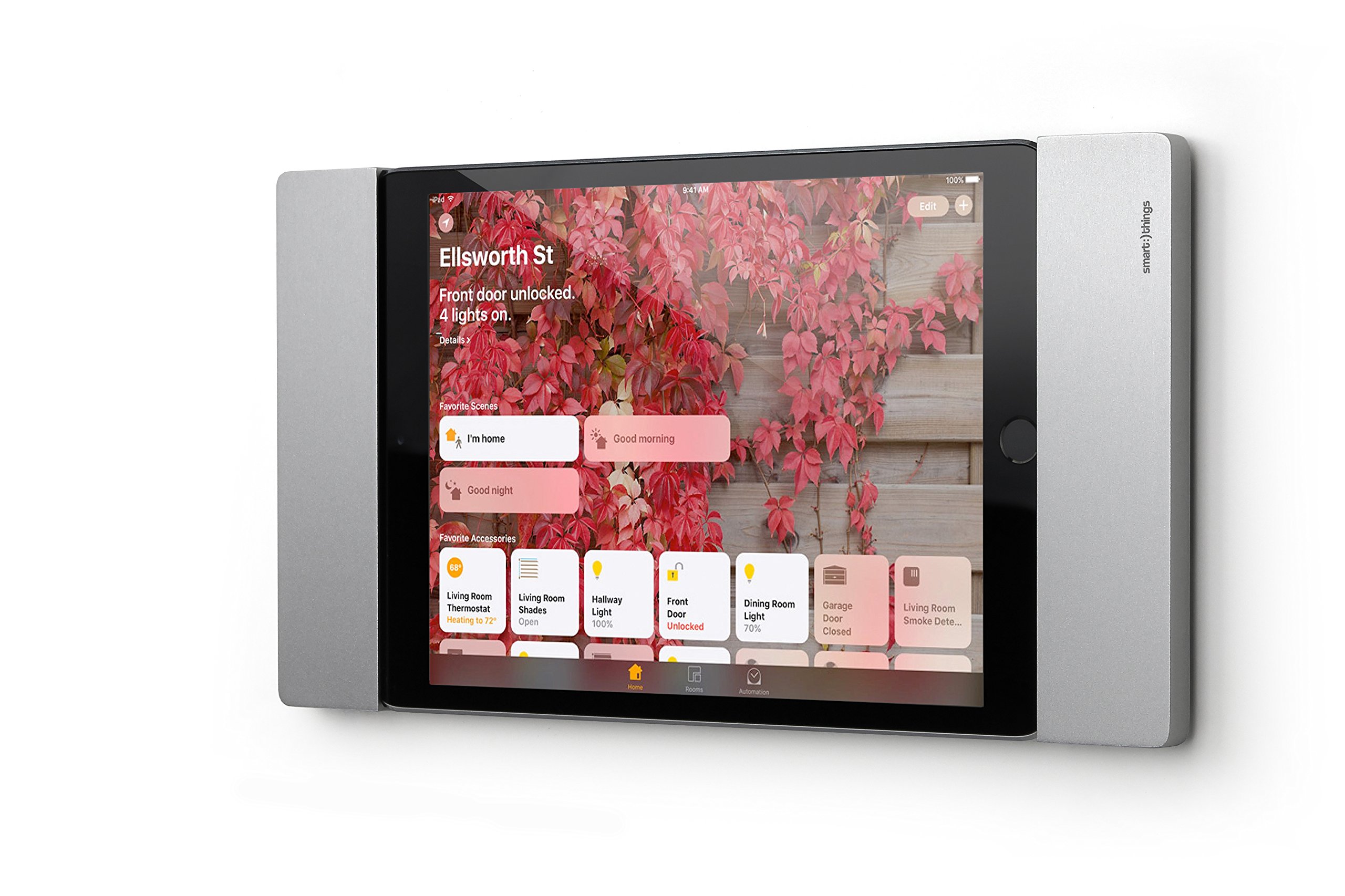 smart things solutions s09 s sDock Fix Mini Lockable Wall Mount and Charging Station for Permanent Installation for Apple iPad Mini 4 + 5 Silver