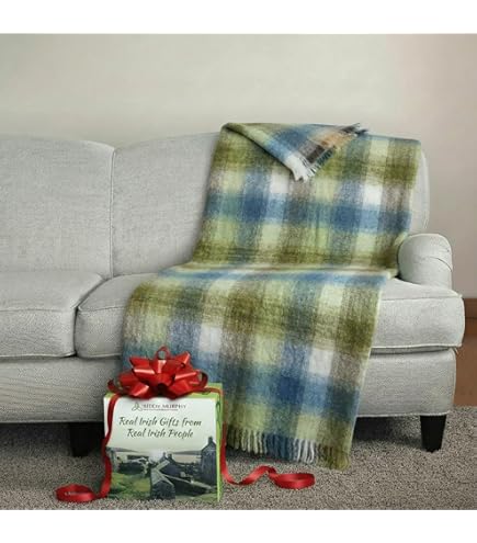 Amazon.com: Celtic Weavers/Samuel Lamont, Irish Green/Blue Tweed