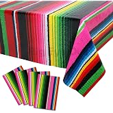 3-Pack Cinco De Mayo Tablecloths – Disposable Fiesta Decor With Mexican Theme Prints