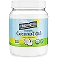 Carrington Farms Organic Virgin Cold Pressed Coconut Oil for Cooking, Nutrient Dense, Unrefined, Perfect for Baking or Sautei