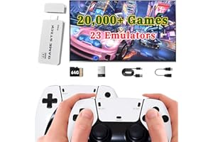 Upgraded Video Game Stick 2026 Retro Gaming Console Built-in 23 Emulators, 20000+ Game System with 4K HDMI Output, Plug & Pla