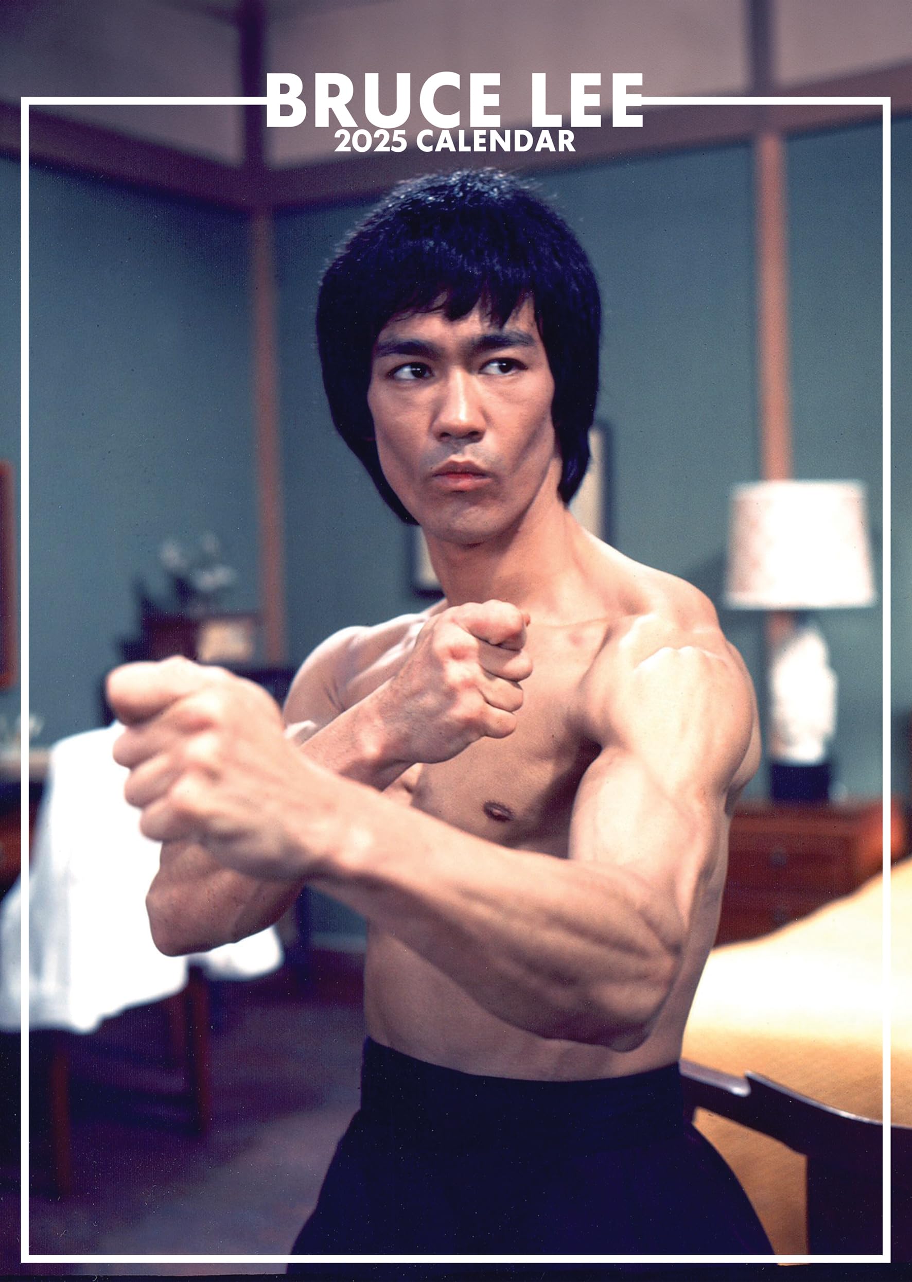 Bruce Lee 2025 - A3 Size Wirobound Calendar