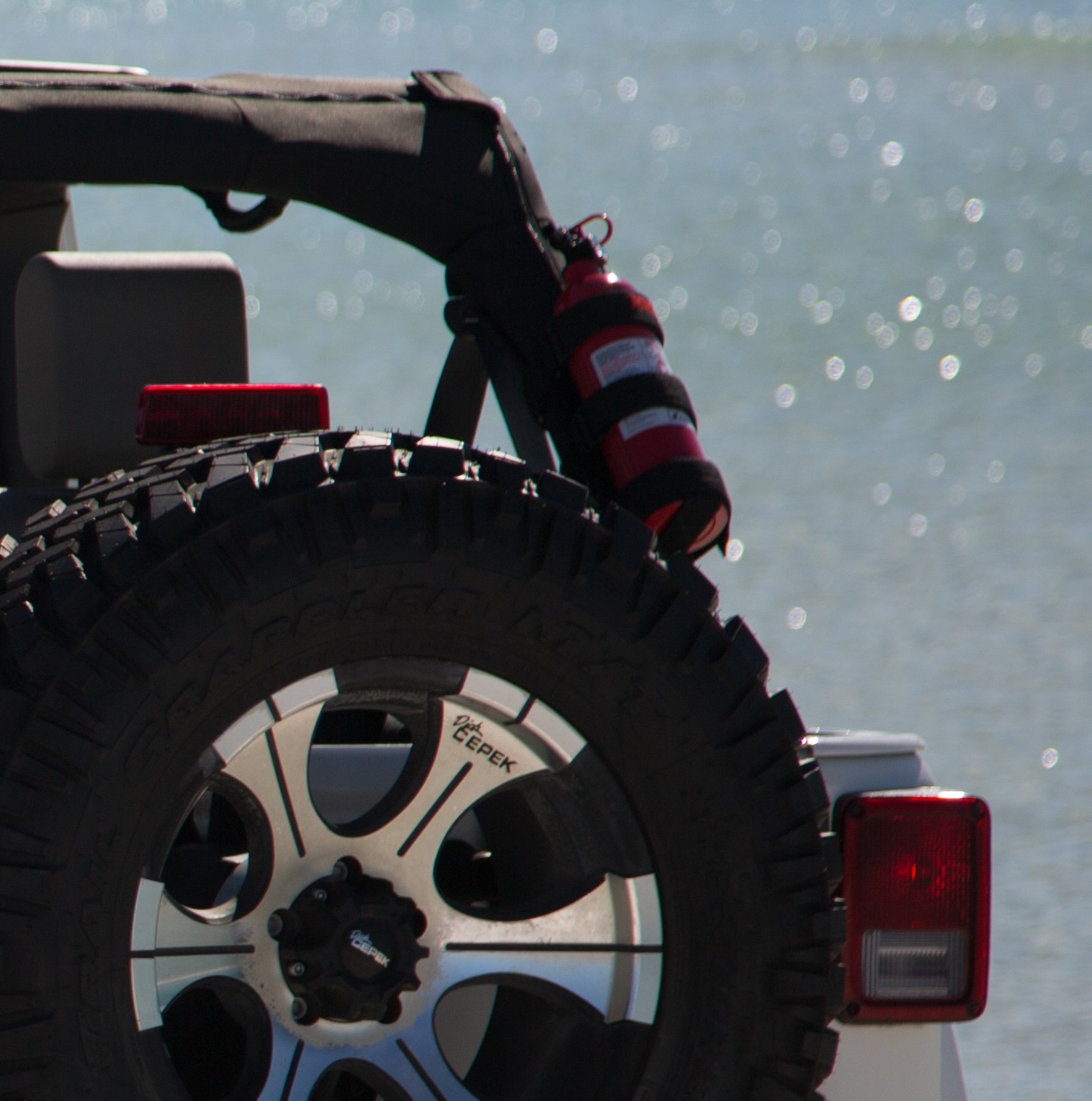 Badass Moto Jeep Fire Extinguisher Mount For Roll Bars Adjustable, Secure, Easy 1 Min. Install