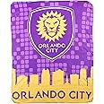 The Northwest Company ORLANDO CITY FC SKYLINE FLEECE THROW BLANKET