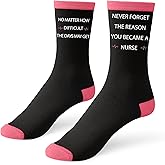 EGHTvmok Nurse Gifts for Women Gifts for Nurses Practitioner New Grad Graduation School Appreciation Thank You Student Nurse Registered Female Graduation Christmas Valentines Nurses Week Socks
