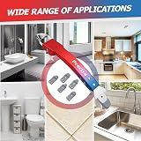 Preciva 4-in-1 Caulking Tool Kit Stainless Steel Silicone Slitter Smoother view 7
