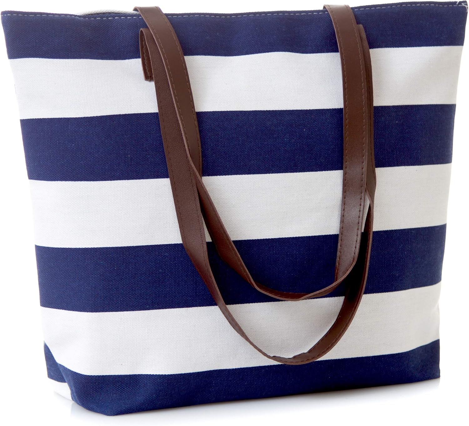 Leisureland Canvas Tote Bag, Travel Tote Bag, Water