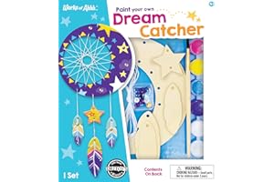 Works of Ahhh... Craft Set - Dream Catcher Classic Wood Paint Kit