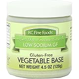 RC Fine Foods Healthy Foundations Low Sodium Gluten-Free Vegetable Base, 4.5 Ounce