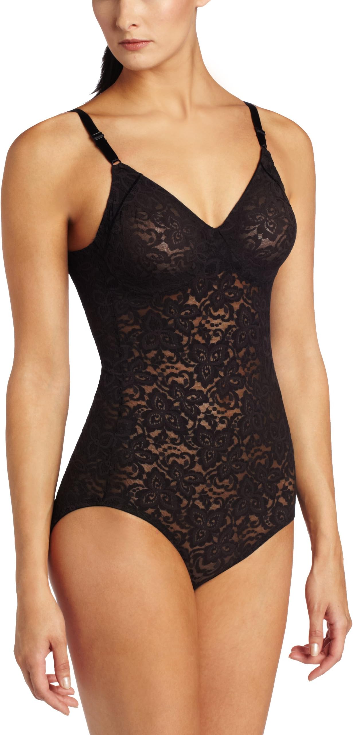 Bali Women's Shapewear Lace 'N Smooth Body Briefer