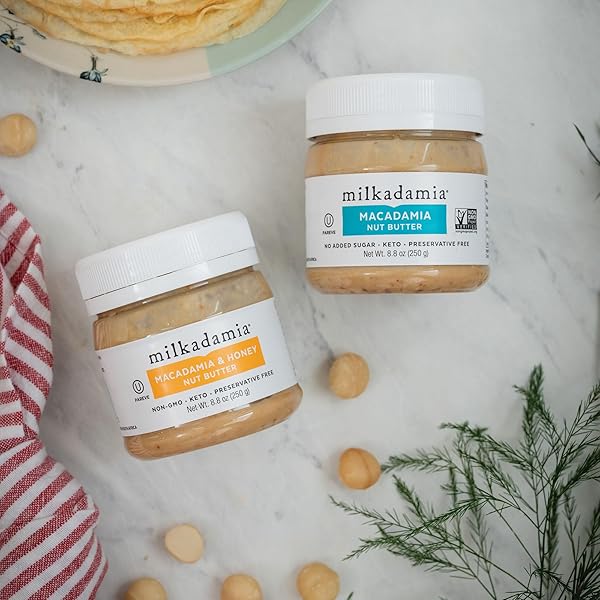MILKADAMIA MACADAMIA NUT BUTTER, 250 GRAMS