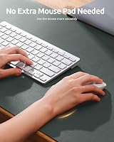YSAGi Leather Desk Mat Large 60x35 cm Non-Slip Waterproof Dark Green view 3