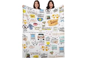VERLOIX Blanket Flannel Soft Warm Throw Blankets Girls Inspired Gifts for Mom Home Decor for All Seasons White-50 * 60"