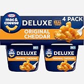 Kraft Mac and Cheese Dinner, 4 Cups Original Flavor, 2.39 oz | for Easy Dinner or Dinner Sides No Artificial Flavors or Dyes, Made With Real Cheddar Cheese