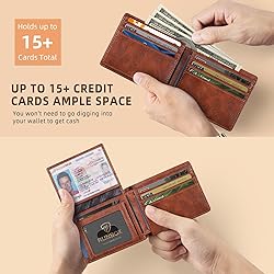 RUNBOX Wallet for Men and Women Slim Rfid Leather 2
