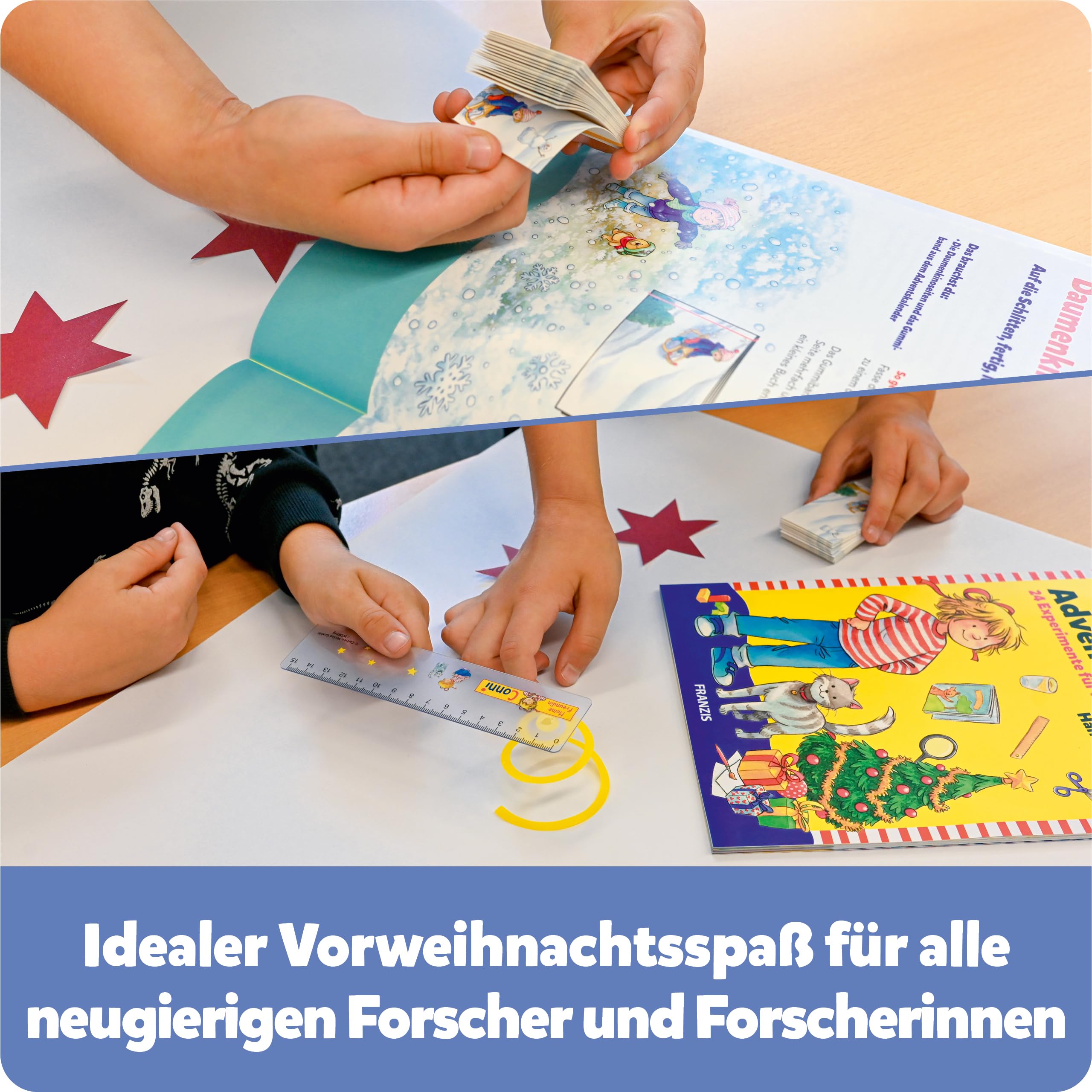 FRANZIS 67207 - Meine Freundin Conni Adventskalender, 24 altersgerechte Experimente für die Weihnachtszeit, für Kinder ab 5 Jahren 6
