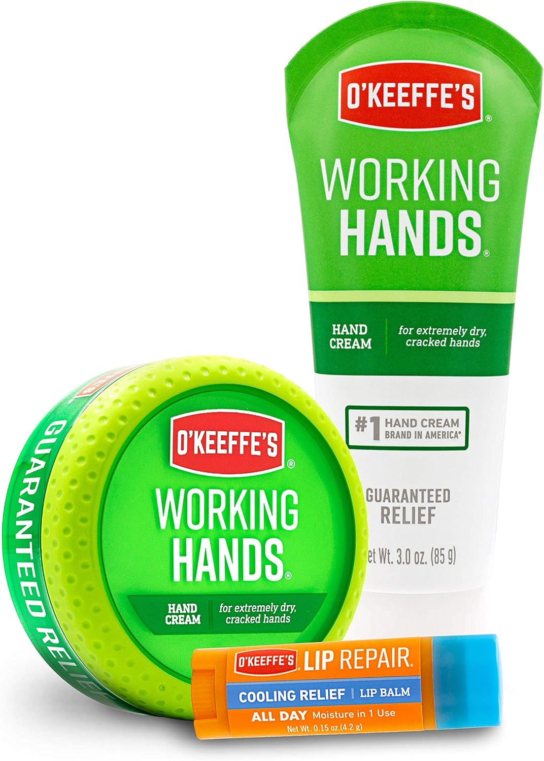 O’Keeffe’s Working Hands & Lip Repair Variety Pack: Home Improvement