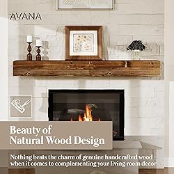 Avana Fireplace Mantel - Wall-Mounted Mantles for