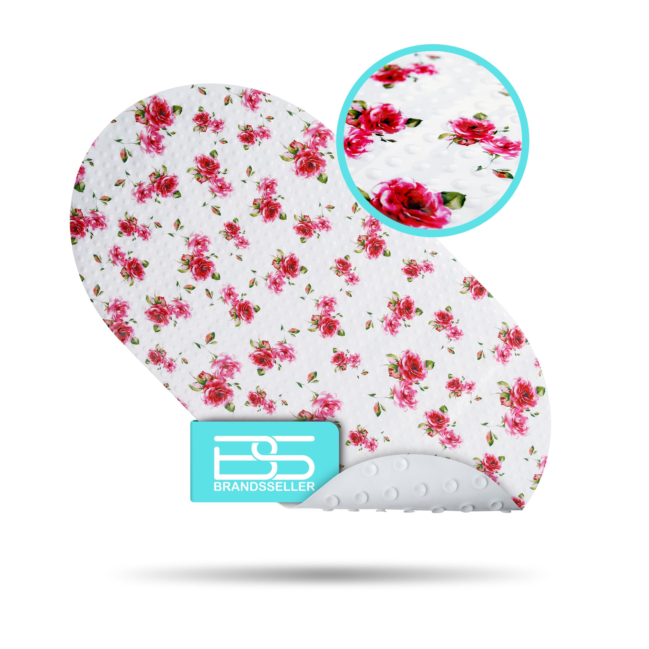 Brandsseller Non-slip Bathtub and Shower Mat - 28" x 14"