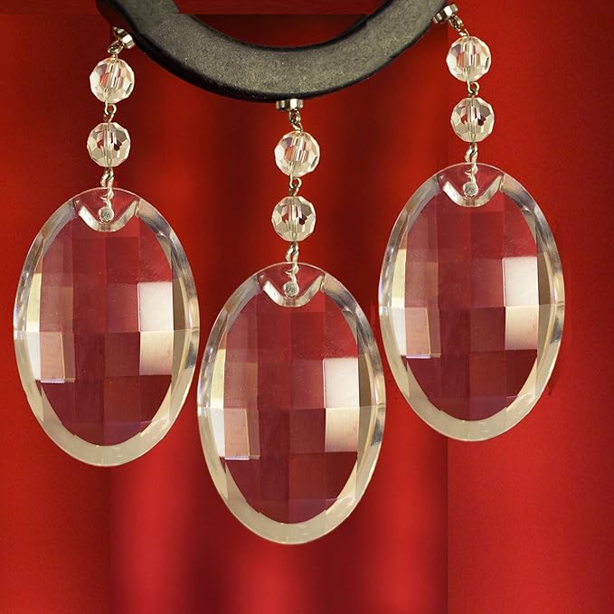 MagTrim (Set/3) Chandelier Crystals 4" Clear