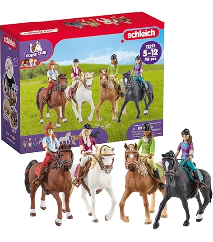 NEWRAY - Lot of 4 Horses with a Foal - 1/32 - NEW05593C 3663740024926