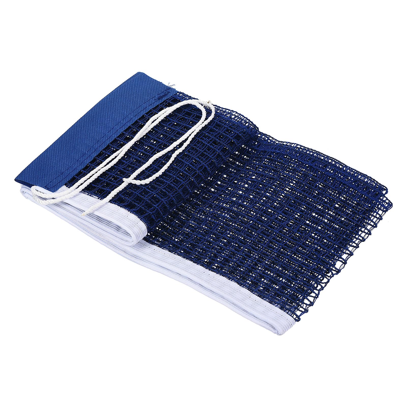 M METERXITY Table Tennis Net Replacement - Ping Pong Net String Tension Equipment, Polyester Cotton, Apply to Standard Table (183 x 15cm, Blue)