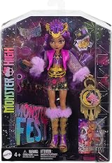 Monster High Clawdeen Wolf Monster Fest Doll with Festival Accessories HXH80 view 6