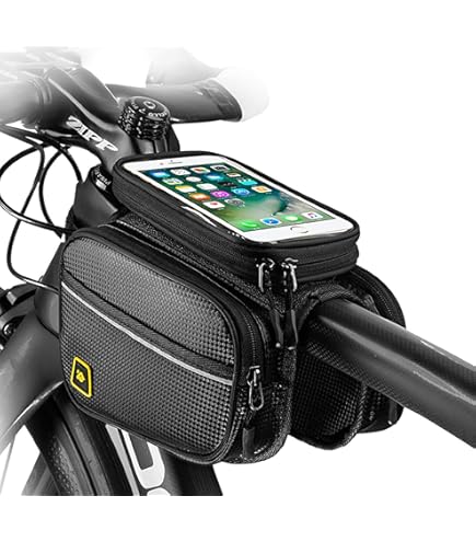 Borsa Bici - Impermeabile Con Supporto Telefono Scorrevole 360° Borsa Manubrio Bici VOANZO - Foto 2